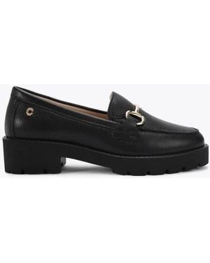 Carvela Kurt Geiger Snap Chunky Flat Shoes - Black
