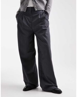Vero Moda Dad Fit Tailored Trouser - Blue