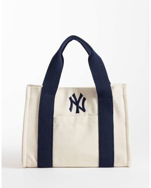 KTZ Ny Yankees Mini Tote Bag With Long Strap - Blue