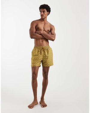 South Beach Printed Swim Shorts - Green