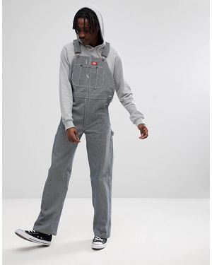 Dickies Hickory - Salopette a righe - Blu