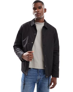 New Look – wattierte trainingsjacke - Schwarz
