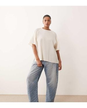 ARRANGE Curve Tova Textured Jean - Natural