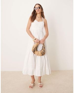 EVER NEW Tiered Midaxi Dress - Natural