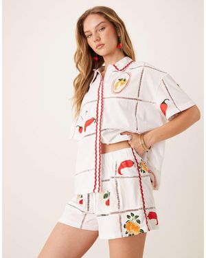 ASOS – shorts - Weiß