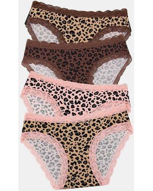 Stripe & Stare Original Knicker Four Pack - Multicolour