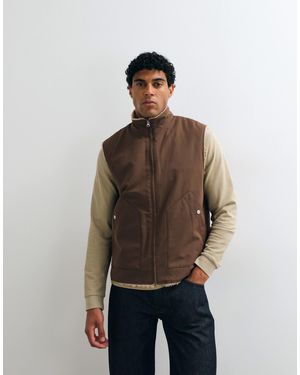ASOS Borg-lined Vest - Natural