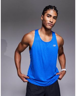 New Balance Atletische Tanktop - Blauw