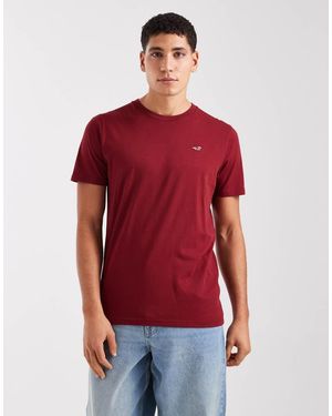 Hollister Icon Crew Tee - Red