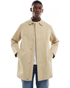 Only & Sons Gabardina Larga Beis De -Neutro
