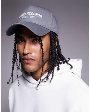 Faded Store Record Studio Cap - Grey