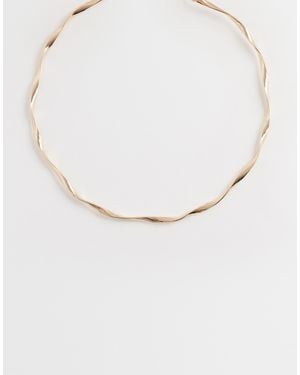 ASOS Twisted Torque Choker - White