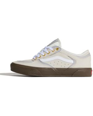 Vans Rowley sneakers classiques en naturel - Blanc