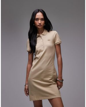 Lacoste Polo Dress - Brown