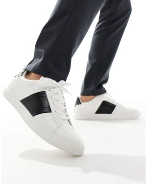 River Island Baskets rayées - Blanc