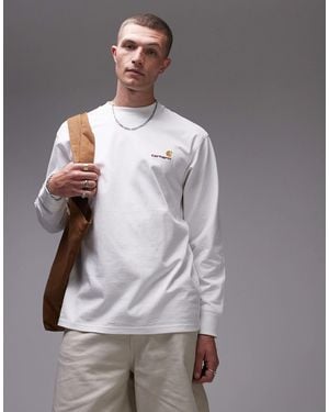 Carhartt – langärmliges t-shirt - Grau