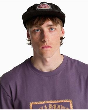 Billabong Denim Strapback Cap - Purple