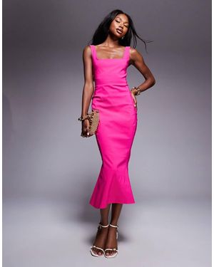 Vesper Vestito Midi - Rosa