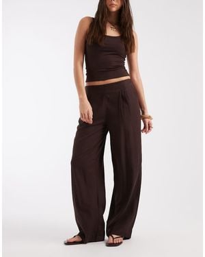 JJXX Linen Blend Trousers - Multicolour