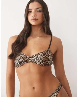 Wild Lovers Suki Frill Bralette - Brown