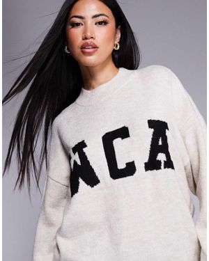 ASOS Weekend collective – strickpullover - Grau