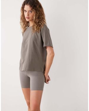 Weekday Jersey Short - Grijs