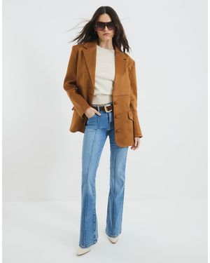 River Island Jeans Bootcut Medio - Blu