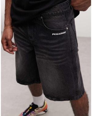 PEGADOR Kolar Denim Jorts - Black