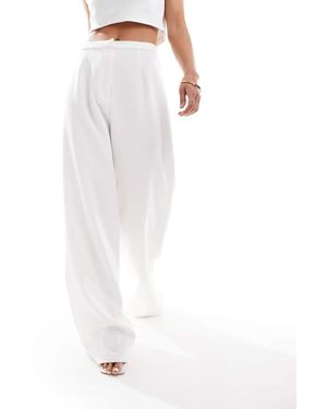 Six Stories Pantaloni A Vita Alta Sartoriali Bianchi Da Sposa - Bianco