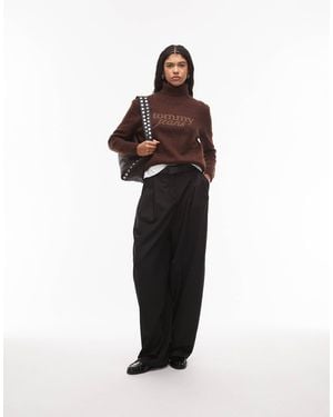 Tommy Hilfiger Turtleneck Sweater - Brown