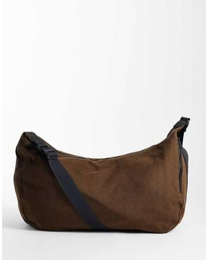 ASOS Canvas Crossbody Bag - Brown