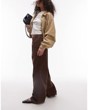 TOPSHOP Cord jogger - Brown