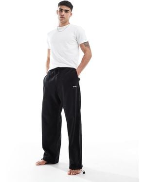 Dr. Denim Dr. denim – kyro – gerade geschnittene jogginghose aus schwerem material - Weiß