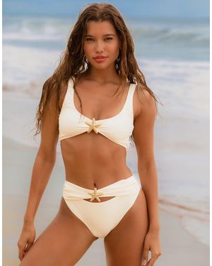 Moda Minx X agnes pimentel – bikinihose - Weiß