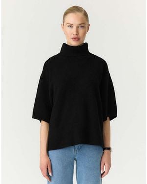 Y.A.S Jersey De Punto De - Negro