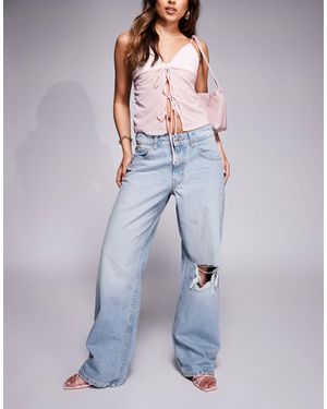 ASOS Low Rise baggy Jeans - Blue
