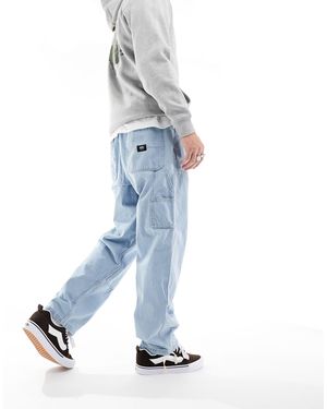 Vans baggy Tapered Carpenter Elastic Waist Pants - Blue