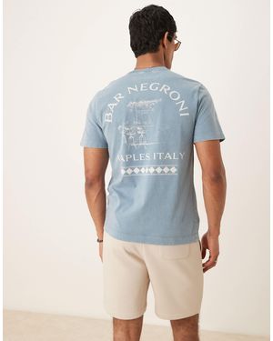 Abercrombie & Fitch – t-shirt - Blau