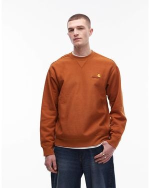 Carhartt – american script – sweatshirt - Orange