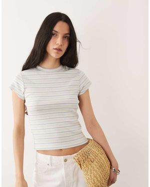 ASOS Striped Baby Tee - Natural