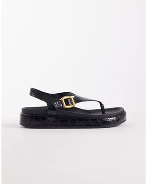 ASOS Fern Toe Thong Sandal - Blue
