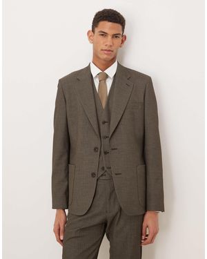 ASOS Skinny Suit Jacket - Brown