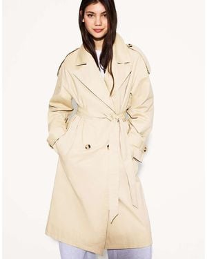 Bershka Trench Cammello - Neutro