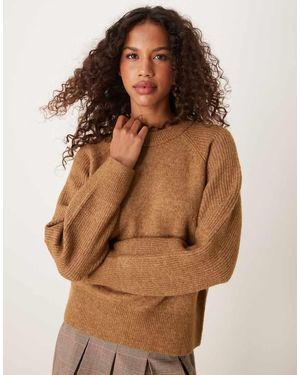 SELECTED Knitted Jumper - Brown