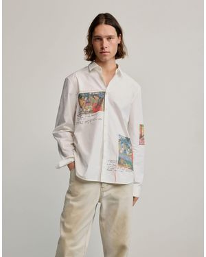 Desigual Chemise à imprimé gauguin - Neutre