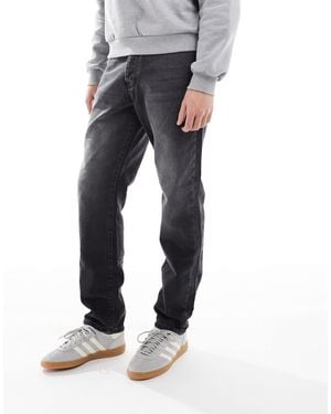 Only & Sons Yoke Tapered Fit Jeans - Gray