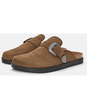 Pull&Bear Zoccoli - Marrone