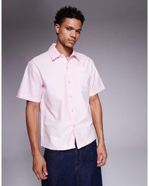 Courtside Boxy Short Sleeve Shirt - White