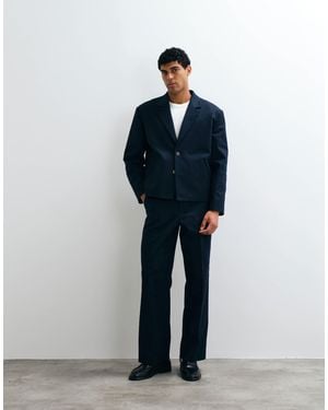 ASOS Kastige anzugjacke - Blau
