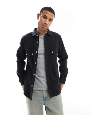 Pretty Green Heathen - chemise texturée - Noir